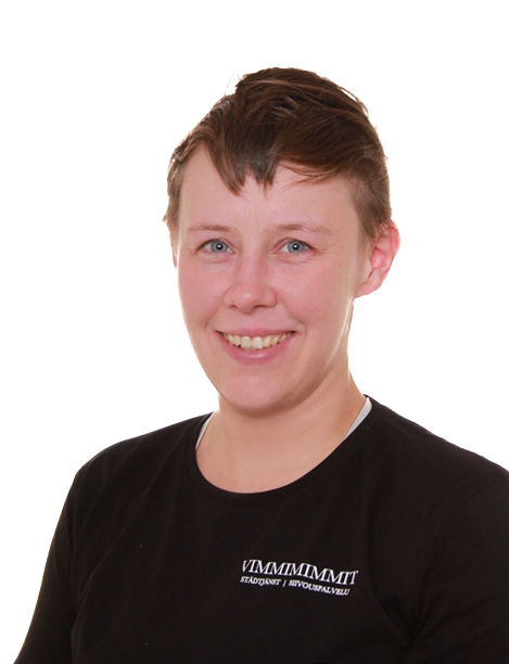 Jennifer Ny, städare på Vimmimimmit