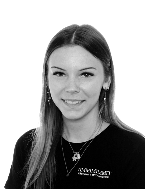 Filippa, städare på Vimmimimmit
